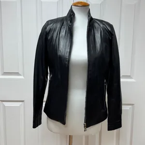 Fairytale‎ Leather Mallorca Genuine Leather Black Jacket. Size M. thumbnail 3