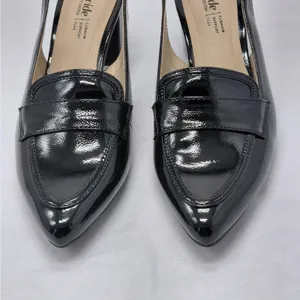 LifeStride Womens Angel Slingback Loafer Pump Sz 6.5 M Black Patent Office Shoe thumbnail 10