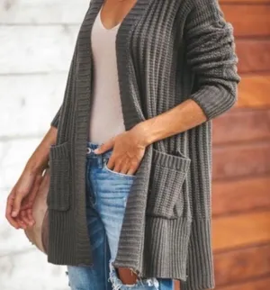 Chunky Oversized Knit Cardigan thumbnail 1
