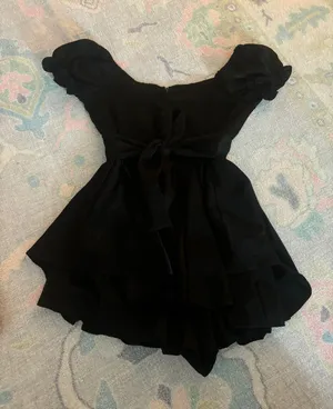 Dillard's Black Flowy Romper thumbnail 2