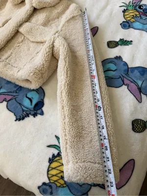 Zara Ivory Teddy Sherpa Cropped Trucker Jacket Quiet Luxury Cozy Winter Sz Small thumbnail 8