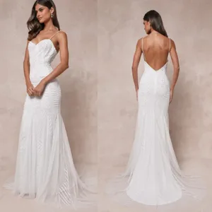 NWT Lulus Radiant Presence White Sequin Sleeveless Backless Maxi Dress Bridal M thumbnail 2