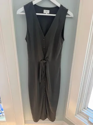 LOFT Lou & Tie Waist Midi Dress thumbnail 4