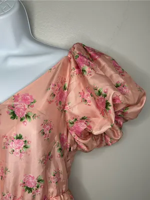 LoveShackFancy x Target Floral Mini Dress Size 6 thumbnail 3
