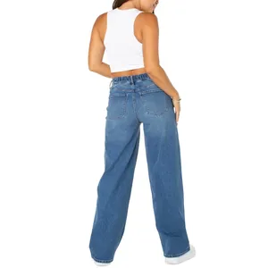 Celebrity Pink Juniors Mandy Baggy Jeans Size S Medium Wash High Rise Wide Leg thumbnail 5