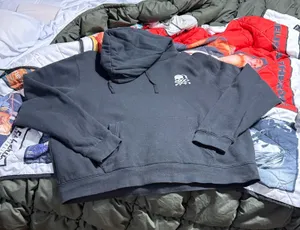 Soul by soulcycle black skull graphic hoodie thumbnail 1