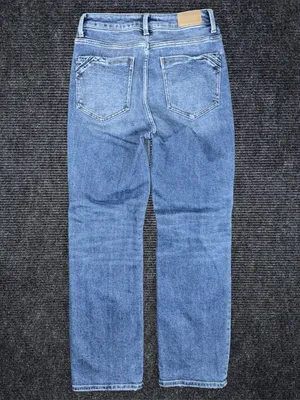 Buckle Black Fit No 35 Cropped Straight Stretch Jeans 28x27 Distressed BBW1475A thumbnail 2