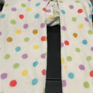 Colorful Polka Dot ladies Pajamas White thumbnail 8