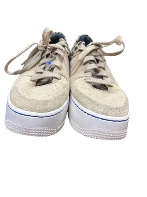 Nike AF1 wms Sage Premium leopard low top tan suede sneakers sz 7.5 SKU 10-521 thumbnail 12