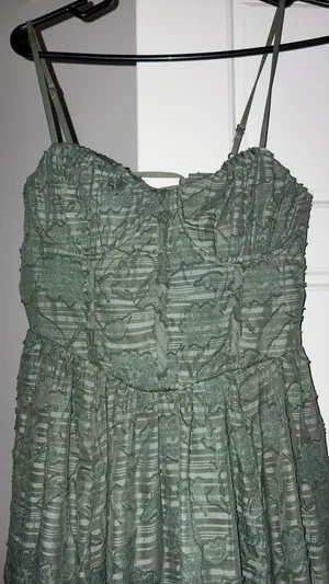 Jessica Simpson Green midi dress thumbnail 4