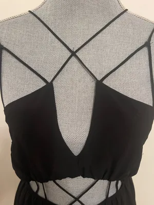 Windsor Black Strappy Dress Mini. Size Small  thumbnail 9