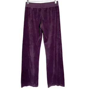 Juicy Couture Y2K Velour Track Pants Sweatpants Sz Small Purple thumbnail 2