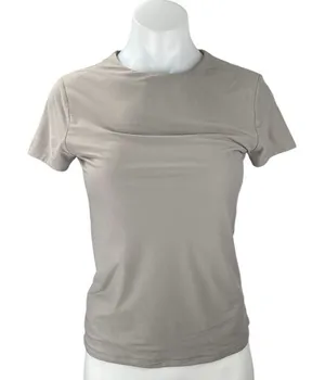 Abercrombie & Fitch Beige Tan Crewneck Short Sleeve Slim Tee T-shirt Top Size M thumbnail 1