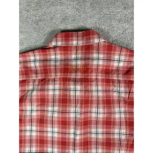 Ariat Rebar Made Tough DuraStretch Womens Work Shirt Red Plaid Long Sleeve M thumbnail 8