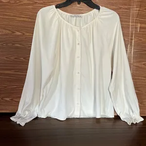 Abercrombie & Fitch Long Sleeve Blouse Button Down Size Small thumbnail 1