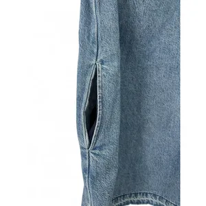 VINTAGE GAP 1990's 90's | M | Dress Jean Embossed UltraSoft Denim Mini Dress thumbnail 5