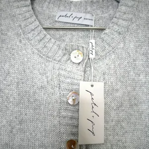 NWT Petal + Pup Knit Sweater Vest Light Gray Size XS/S thumbnail 7