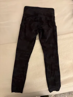 Lululemon Fast and Free 25” Heritage 365 Camo Deep Coal Multi Leggings thumbnail 4