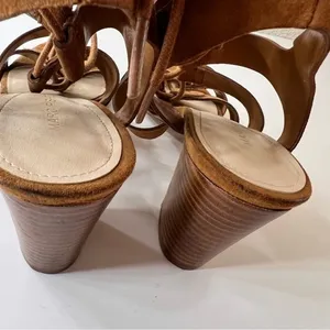 Marc Fisher Paradox Gladiator‎ Lace Tie Sandals Size 6.5 Boho Lace Up strappy thumbnail 7