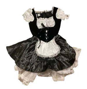Carnival Gothic Ruffled Maid Dress with Underskirt thumbnail 1
