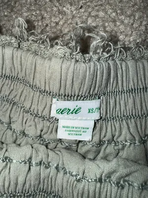 Aerie Ruffled Green Skirt thumbnail 3