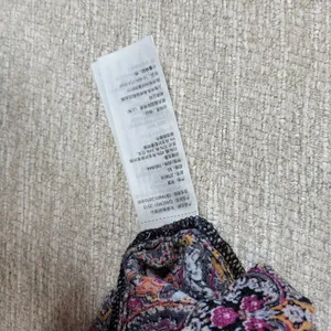 Hollister Babydoll Tank Dress XS Black Paisley Lace Sequin Beaded Swing Boho thumbnail 9
