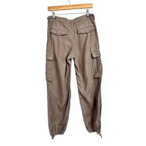 TNA Cargo Pants Womens Size 6 Drawstring‎ Utility Casual Khaki thumbnail 7