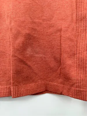 Lululemon Yin Vibes Turtleneck Size 4 Copper Clay Ribbed Seamless Top thumbnail 10