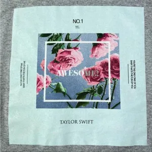 Taylor Swift Lover Era Awesome Gray Long Sleeve Roses Tee Shirt S thumbnail 4
