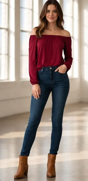 Ezbelle Off The Shoulder Blouse Size XXL NWT thumbnail 1