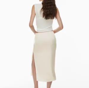 Aritzia Wilfred Elixir Satin Skirt  thumbnail 4