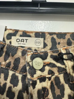 OAT NEW YORK Leopard Print Shorts size 25 thumbnail 5