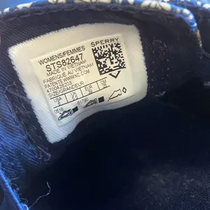 Sperry Blue Floral Boat Sneakers thumbnail 3