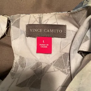 Vince Camuto Layered Mosaic Print Tunic Tank thumbnail 7