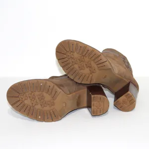 Tory Burch Leigh Lug Sole Booties In River Rock/ River Rock Size 8 thumbnail 7