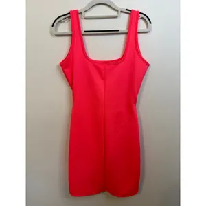 LA Gypsy Pink Cutout Bodycon Mini Dress - Womens L - EUC Made in USA KD004 thumbnail 6