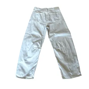 Citizens of Humanity White Micro Barrel Jeans Size 32 High Rise Baggy Rigid $248 thumbnail 8