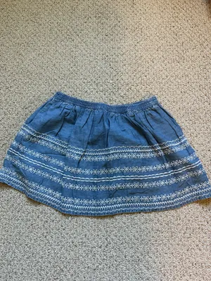 Abercrombie Skirt Blue with White Detail thumbnail 2