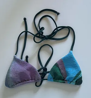 {Free People} Brand New FP Beach Michelle Printed Bikini Top thumbnail 1