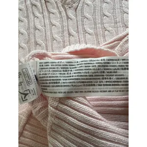 NWT! Hollister Pink Cable Knit V Neck Hoodie Sweater XL thumbnail 5