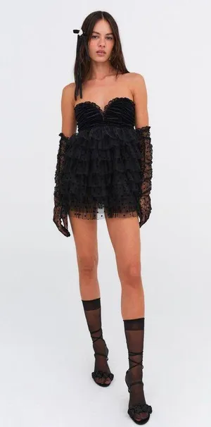 For Love And Lemons Jourdan Mini Dress Small NWT thumbnail 3