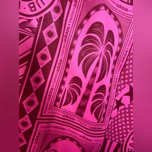 NWT Farm Rio Adidas Skirt Tropical Club Pink Fuchsia Magenta Graphic Print thumbnail 10