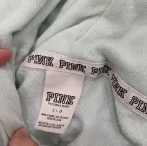 Victoria's Secret PINK Light Blue Zip Up Hoodie Size Large thumbnail 9