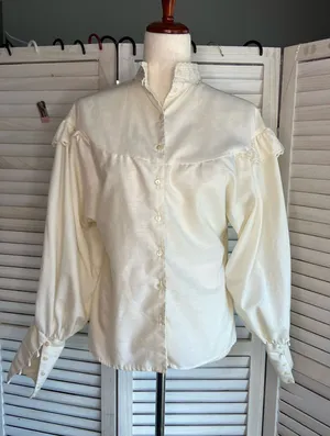 Gunne Sax Jessica McClintock Top vintage prairie size m thumbnail 1