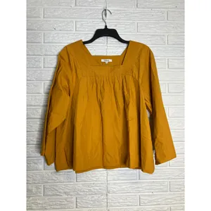 Madewell golden yellow top women's size medium‎ trendy modern cottagecore new thumbnail 2