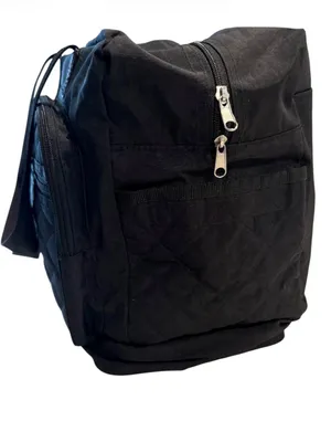 NWT Mayka Black Quilted Travel Duffel Bag thumbnail 5