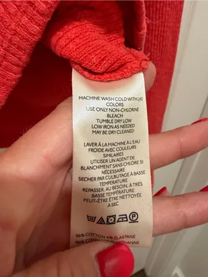 Free People We The Free Midnight Half Zip Ribbed Pullover Coral Red M Boho thumbnail 9