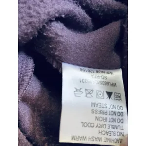 Woolrich Fleece Full‎ Zip Vest Purple Floral Patch Granny Cottagecore Women's XL thumbnail 5