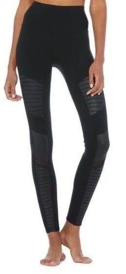 Alo High-Waist Moto Legging Black size XS thumbnail 1