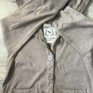 Vintage Abercrombie & Fitch Brown Cardigan Size Medium thumbnail 3